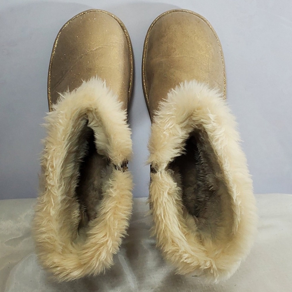 Michael Kors Women Size 5 Grace Tiff Gold Boots. - Picture 11 of 11